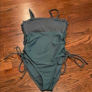 One piece bathing suit